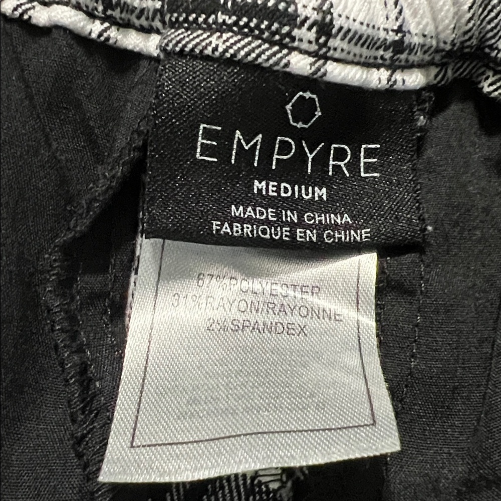 Empyre Women's Casual Tartan Plaid Check Pants Inseam 28 - Picture 8 of 8
